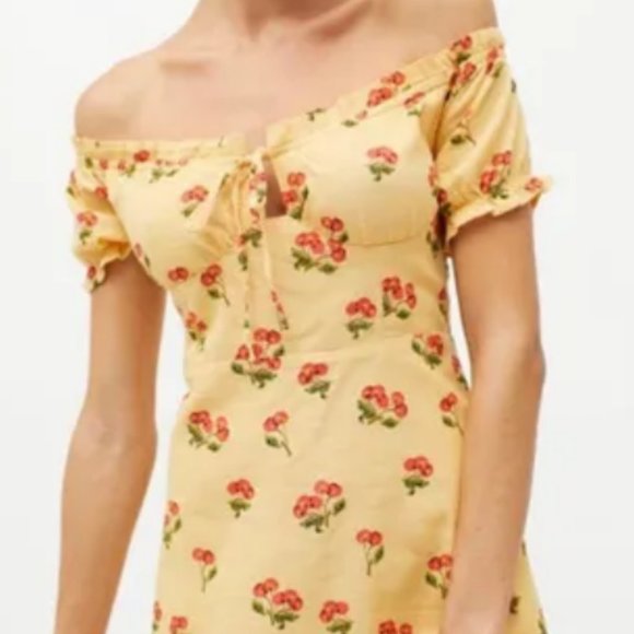 UO Cherry Dress - Picture 2 of 4